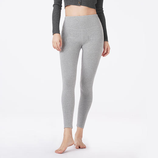 都市丽人打底裤强暖外穿裤保暖裤罗纹棉复合绒厚九分裤一条LLT4B6 商品图2