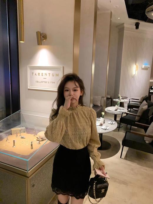 QG9320#蕾丝打揽上衣 商品图0