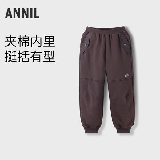 男童保暖舒弹棉裤裤子冬季新款安奈儿童装实体店同款AB446779 商品图0