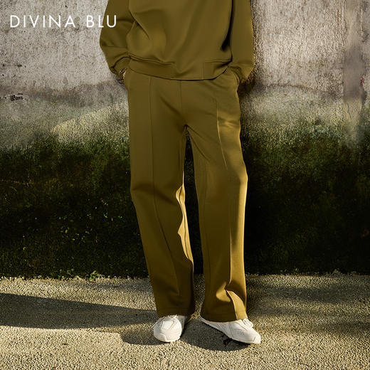 DIVINA BLU都灵系列 迪唯纳直筒阔腿卫裤83（售后说明：收货15天内支持调换货） 商品图0