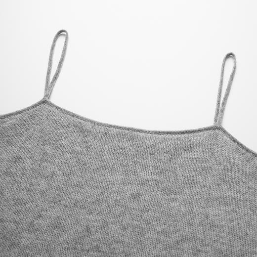 ROMI STUDIO“基础优雅”7针单边100羊毛软糯吊带背心 RW24AS90330(现货) 商品图1