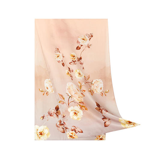 万事利双面印花长巾-牡丹芳 商品图5