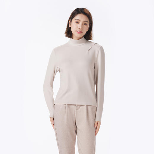 都市丽人保暖衣强暖单件上衣热力绒厚女士保暖衣单件上衣LWTDA8 商品图1