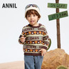 男童满版提花毛衣冬季新款安奈儿童装实体店同款XB444637 商品缩略图0
