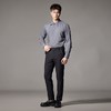 PINLI品立2024秋季新款男士修身尖领纯色打底长袖衬衫GD243213379 商品缩略图5
