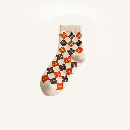 【碎花复古四季袜】袜子女秋冬中筒袜春秋棉袜吸汗袜棉袜复古四季女生袜 商品图9