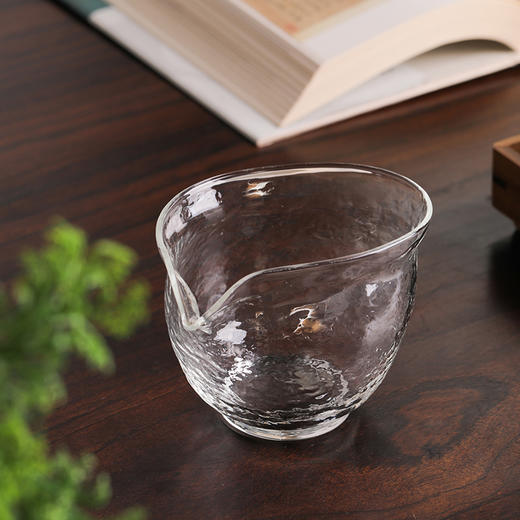【稀雀】海螺锤纹玻璃公道杯 商品图0