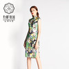 【伯妮斯茵】2S63410--绿色连衣裙--开花的果树--《燃烧的灵魂--梵高》 商品缩略图1