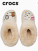 CROCS 骨白色 暖绒泡芙鞋 208446-2Y2 商品缩略图0
