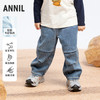 男童黑科技发热加绒牛仔夹裤冬季新款安奈儿童装实体店同款XB446833 商品缩略图0