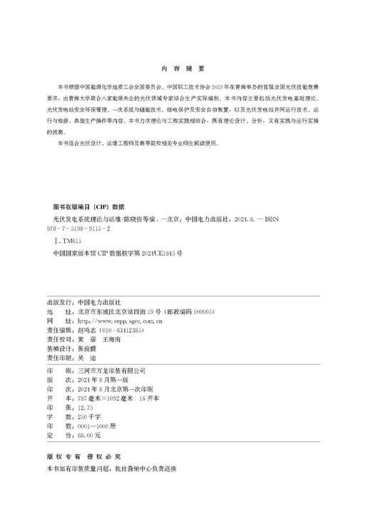 光伏发电系统理论与运维 商品图3