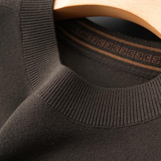 【新款DBJ】大依优型大码短袖毛衣针织衫毛衫休闲加肥加大男士胖子大码内搭上衣打底衫 商品图8