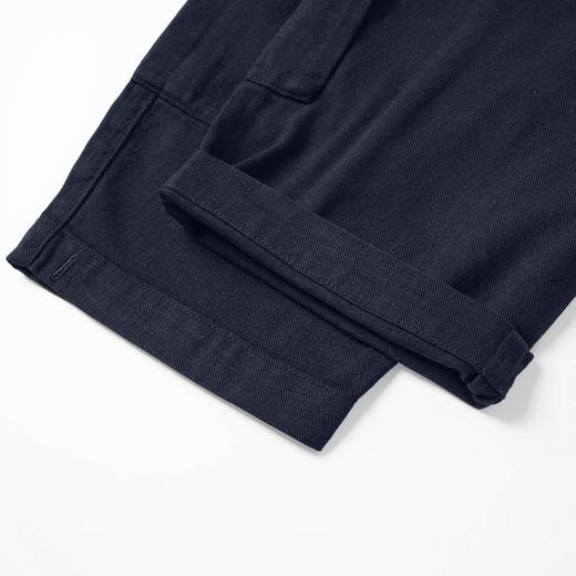 ROMI STUDIO“工装美学”*长绒竹节棉高士线绳染休闲裤 431K0022(现货) 商品图6