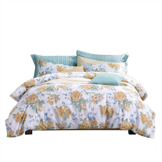 【纯棉】富安娜床单四件/人间芳菲【203*229cm】XHR 商品图9