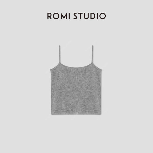 ROMI STUDIO“基础优雅”7针单边100羊毛软糯吊带背心 RW24AS90330(现货) 商品图0