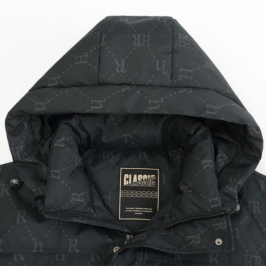 【特大码】【新款DGD】大依优型大码羽绒服85白鸭绒连帽外套休闲胖子大码男休闲宽松加肥加大上衣 商品图2