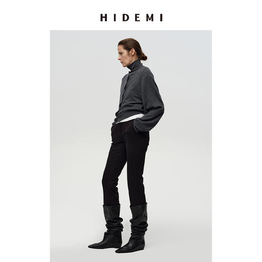 HIDEMI 进口高弹力超显瘦可再生针织纤维九分裤神裤 商品图9