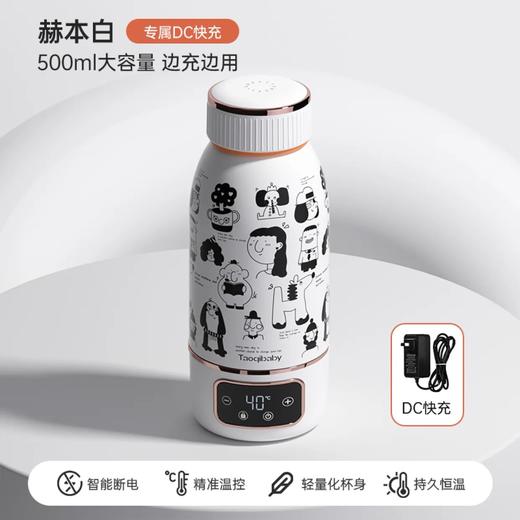 淘气宝贝恒温水壶水杯泡奶调奶器宝宝婴儿冲奶粉神器外出无线便捷 商品图5