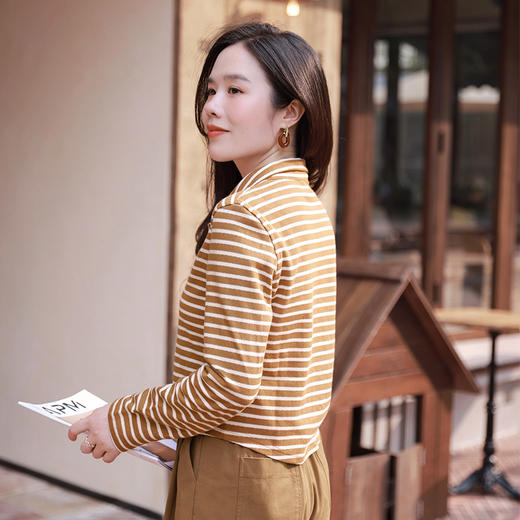 休闲显瘦老钱风 拉链设计针织双面短款卫衣 商品图2