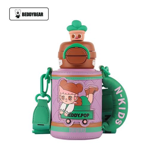 【一般贸易】杯具熊开口笑双饮保温杯600ML 商品图11