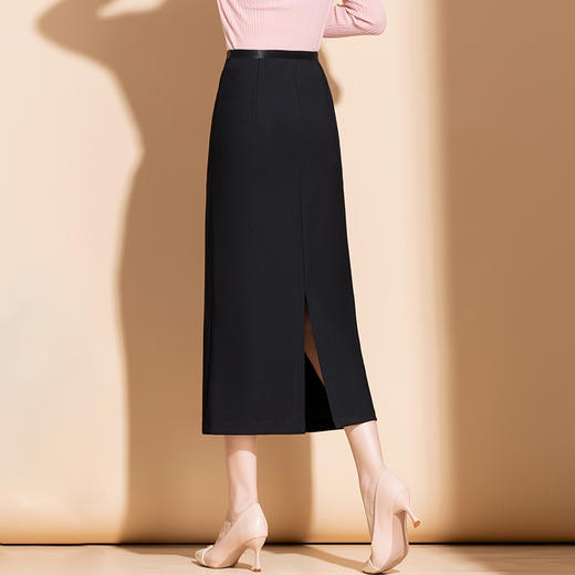 包臀半身裙新款秋季开衩一步裙长款西装工装裙MYX-2451 商品图2