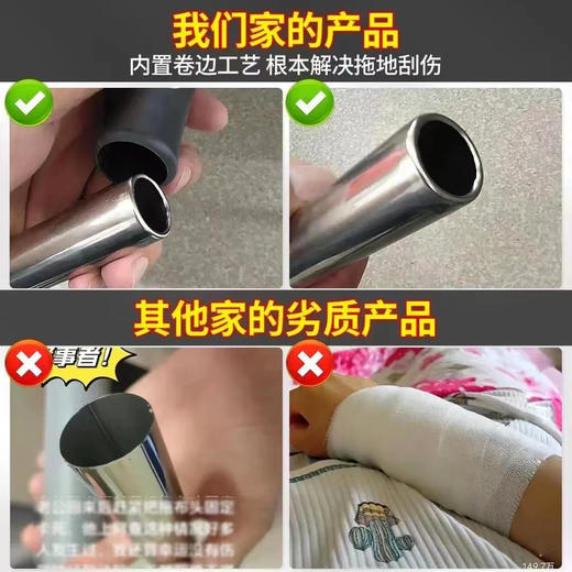 「干湿两用！加大款」海绵拖把免手洗滚轮式胶棉拖把 加厚对折挤水拖把居家日用懒人胶棉拖把清洁工具 商品图2