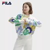 3件4折【自营】FILA/斐乐  斐乐女子编织衫2024春季新款时尚休闲宽松满印套头毛衣 F11W418402FZA 商品缩略图0