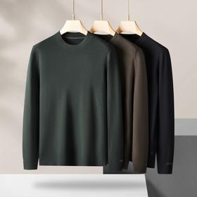 【新款DBJ】大依优型大码毛衣针织衫毛衫休闲加肥加大男士胖子大码内搭上衣打底衫