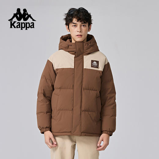 Kappa卡帕背靠背冬季复古户外运动羽绒服外套男保暖上衣防寒服女K0EZ2YY66D 商品图2