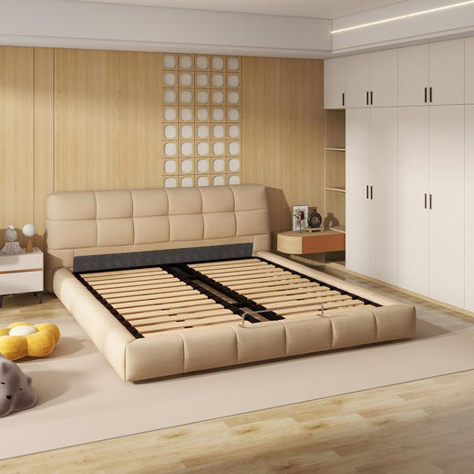 顾家家居整装 现代时尚 布艺床 KZ.B5025悠宠岛 商品图2