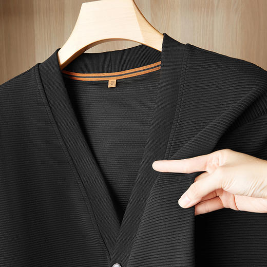 【新款DDP】大依优型大码男士开衫外套休闲上衣加肥加大胖子舒适 商品图1