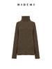 HIDEMI Snowman雪人系列加厚款粗针圈圈绒超保暖廓形高领大毛衣 摩卡棕/浅烟灰/橄榄军绿 商品缩略图12