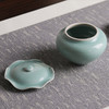 【青瓷】非遗传人吴丹丹出品 青瓷荷叶醒茶罐茶叶罐 商品缩略图4