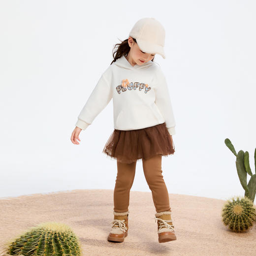 女童甜酷加绒裙裤冬季新款安奈儿童装实体店同款XG446743 商品图3