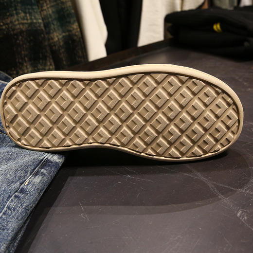 DRONKOO  2024 系带马皮后跟拼棕麂皮皮料中帮板鞋 商品图4