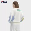 3件4折【自营】FILA/斐乐  斐乐女子编织衫2024春季新款时尚休闲宽松满印套头毛衣 F11W418402FZA 商品缩略图1