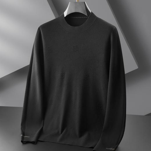 【新款DBJ】大依优型大码毛衣针织衫毛衫休闲加肥加大男士胖子大码内搭上衣打底衫 商品图2