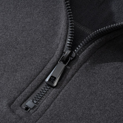 【双面绒】【新款DSK】大依优型大码男装立领双面绒卫衣加肥加大休闲夹克胖子宽松上衣 商品图5