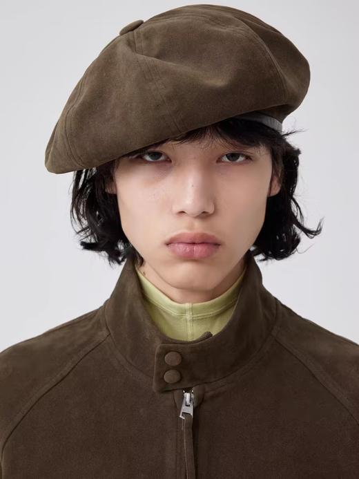 Simple Project/A24206/麂皮贝雷帽 商品图0