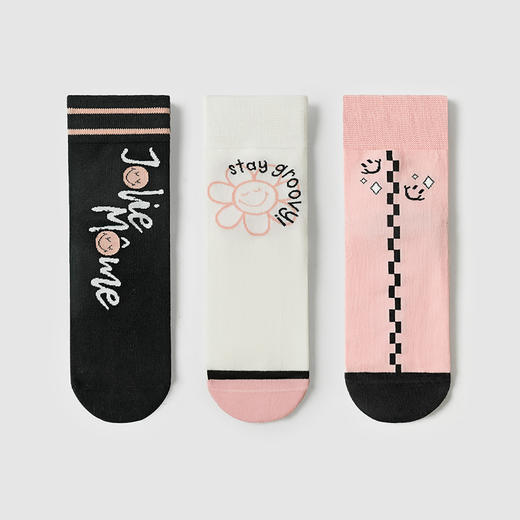 都市丽人短筒袜时尚系列精梳棉袜子女袜子LCTDI3 商品图1