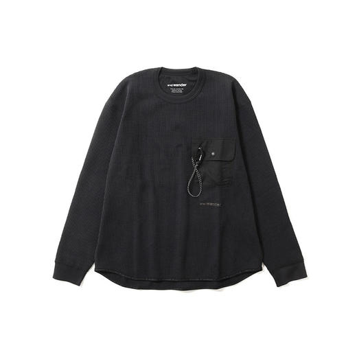 and wander PE waffle long sleeve T 华夫格长袖圆领T恤 商品图4