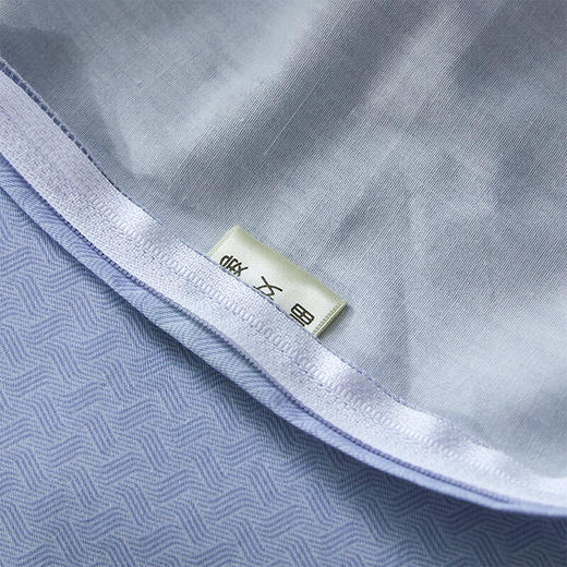 【纯棉】富安娜床品纯棉床单四件套/柳若浮烟/标准/蓝2.0*2.3  XHR 商品图6