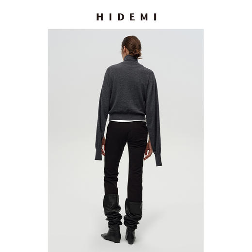 HIDEMI 进口高弹力超显瘦可再生针织纤维九分裤神裤 商品图8