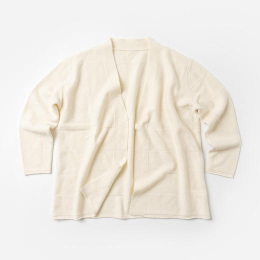 100%羊毛 小金片装饰宽松中长款开衫 商品图2