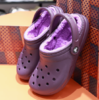 CROCS 深鸢尾紫 经典暖棉Clog 203591-5AS 商品缩略图0