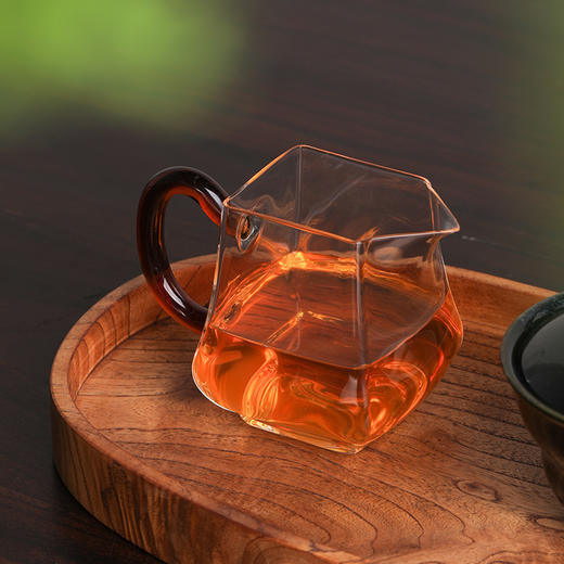 【稀雀】四方玻璃公道杯 商品图1