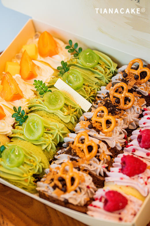 #𝗡𝗲𝘄 四拼煎蛋卷（柿子芒果，抹茶柚子，咸奶油，树莓） 商品图0