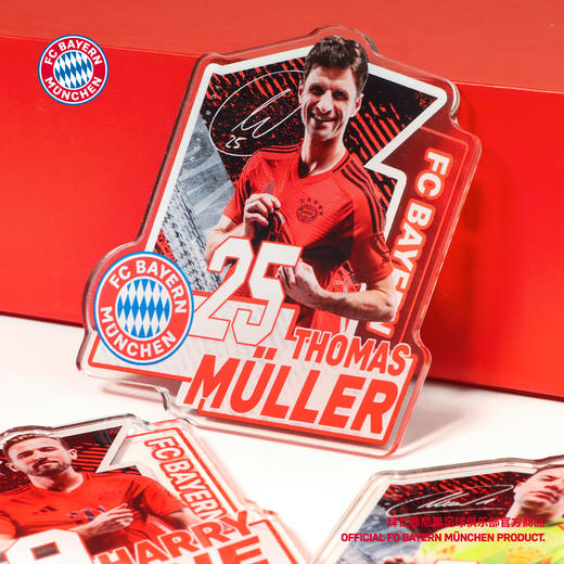 【官方正版】拜仁慕尼黑足球俱乐部 | 球员冰箱贴足球迷穆勒 商品图1