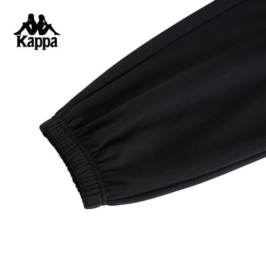 Kappa卡帕背靠背秋季新款针织长裤男复古运动裤休闲保暖束脚裤子K0E72AK83 商品图3