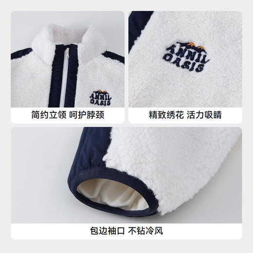 男童潮酷加绒保暖外套冬季新款安奈儿童装实体店同款XB445820 商品图4